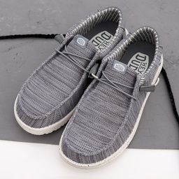 HEYDUDE Men Wally Stretch Sox Woven Design Slip-on Stretch-Lace Loafers-picture-27
