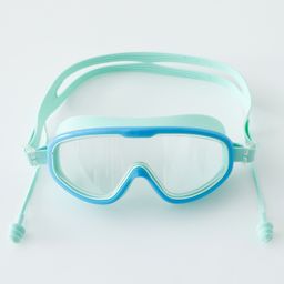 Solid Color Swimming Goggles Free Size - Light Blue & Light Green-image-64