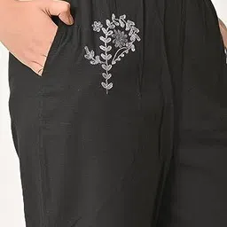 Cloth Bites Women Ethnic Motifs Printed Loose Fit Trousers-image-53