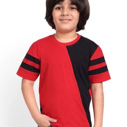 Provogue Boys Colourblocked T-shirt-image-36