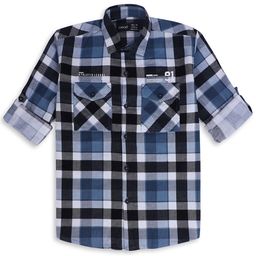 CAVIO Boys Comfort Spread Collar Tartan Checked Cotton Casual Shirt-picture-11