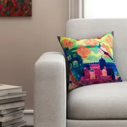 SEJ by Nisha Gupta Multicolor Cushion Covers - Set of 1-14