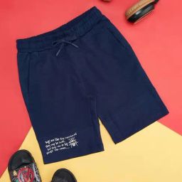 Pantaloons Junior Estate Blue Cotton Printed Shorts-image-90