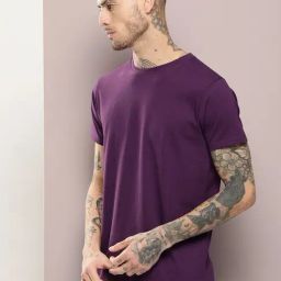 Dillinger Purple Cotton Regular Fit T-Shirt-picture-36