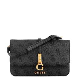GUESS Black Logo Sling Handbag-image-111