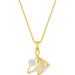 Kisna Diamond & Gold Jewellery 14k Kal Pendant-image-12