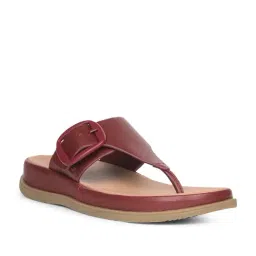 Hush Puppies by Bata Women's Red Thong Sandals-picture-16