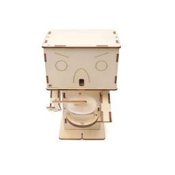 DIY Bubble Machine STEM Kit Mini Wooden Robot Bubble Blower Machine Toy For Kids Outdoor Game DIY Puzzle Pack STEM Toy Science Education Set With Robotic Project - RS6381DIY Bubble Machine STEM Kit Mini Wooden Robot Bubble Blower Machine Toy For Kids Outdoor Game DIY Puzzle Pack STEM Toy Science Education Set With Robotic Project - RS6381 image 2