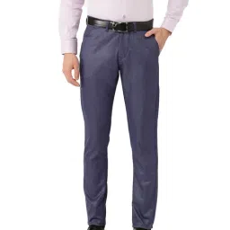 Sojanya Royal Blue Regular Slim Fit Trousers-image-76