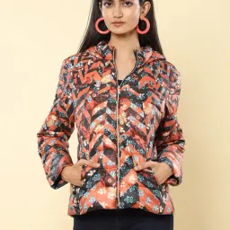 Label Ritu Kumar Multicolor Floral Print Jacket-13