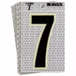 BRADY High Intensity Prismatic Archivo Narrow Number Label 7 Character included, 14R179 (Pack of 10)-image-92