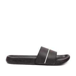 Forever 21 Men's Core Black Casual Slides-image-64