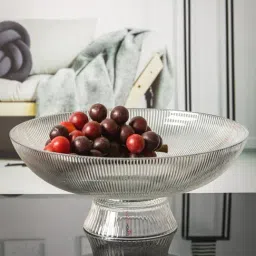 Goodhomes Transparent Glass Serving Bowl-17