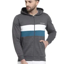 Kalt Dark Grey Full Sleeves Hooded Sweatshirt-picture-43