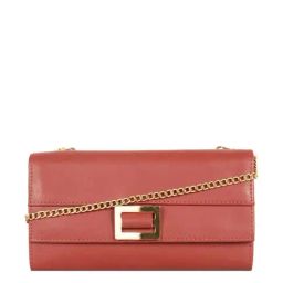 Baggit Red Solid Wallet for Women-image-15