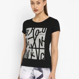 Appulse Black Cotton Graphic Print T-Shirt-picture-19