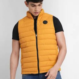Jack & Jones Golden Yellow Regular Fit Quilted Jacket-picture-10