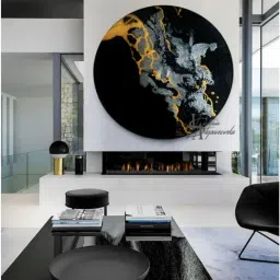 The Art House Abstract Multicolor Canvas Painting-picture-24
