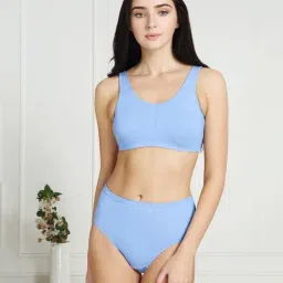 Van Heusen Blue Full Coverage Padded Beginner'S Bra-image-78