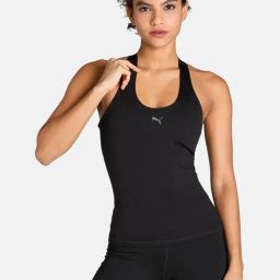 Puma Black Logo Print Tank Top-image-89