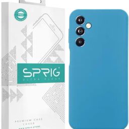 Sprig Liquid Silicone Back Cover for Samsung Galaxy F34 (Blue)-image-81