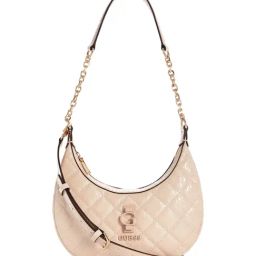 Guess Sand Quilted Bessey Hobo Bag-40