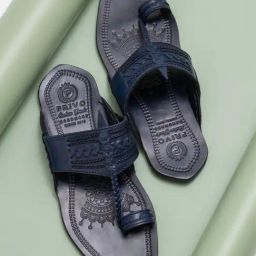 Privo by Inc.5 Men's Blue Kolhapuri Sandals-picture-28