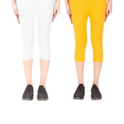 100LUCK Girls Mid-Rise Capris - Pack Of 2-image-32