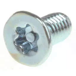 RS PRO Bright Zinc Plated Flat Steel Tamper Proof Security Screw, M3x6 mm, 4828111 (1 Bag of 100)-24
