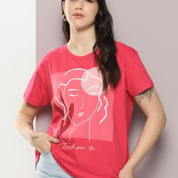 DILLINGER Women Graphic Printed Boxy T-shirt-36