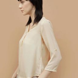 Code by Lifestyle Beige Plain Top image 3