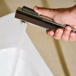 D&B BATHWARE ABS Chrome Finish Health Faucet with 1 m Hose and Holder, DB-TLTHF6654 image 3