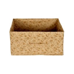 Kuber Industries Set Of 3 Beige Metallic Floral Printed Drawer Storage Organizer image 3