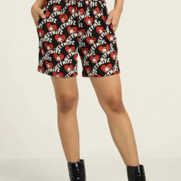 Only Black Ketnipz Unisex Printed Shorts-image-0