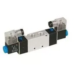 Akari NAMUR Type 6.35 mm (1/4 inch) 5/3 Way Double Solenoid Valve 4V-330-08B-picture-2