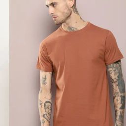 Dillinger Brown Cotton Regular Fit T-Shirt-image-10