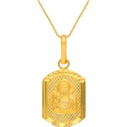 Malabar Gold & Diamonds 22k BIS Hallmark Yellow Gold Pendant for Women-15