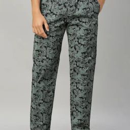 Urban Scottish Grey Cotton Regular fit Print Nightwear Pyjamas-image-45