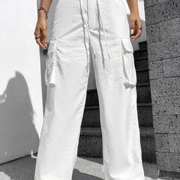 LA CHIC PICK Oversized Bagggy Cargo Pants-image-50