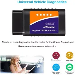 MODAXE V2.1 Scanner Type Android Operating Bluetooth Advance OBD II Diagnostic Scanner for Vehicle, Big ELM327 image 3