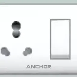 ANCHOR Uni. S.S.Comb.(4 Fixing Holes) Socket With Switch 38808-31