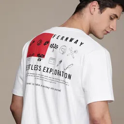 Moda Rapido Typography Printed Pure Cotton T-shirt-picture-28