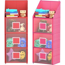 Kuber Industries Pink Set of 2 Regular Multi-Utility Organisers image 2