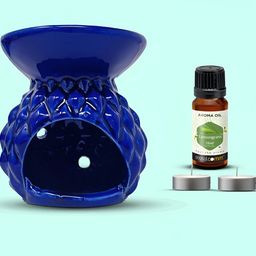 PEEPALCOMM 2-Pcs Blue Aroma Oil Diffuser With Scented Oils (15ml)-73