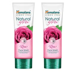 Himalaya Set of 2 Natural Glow Rose Face Wash with Rose Flower Extract - 50 ml each-image-44