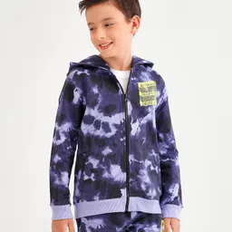 Primo Gino Full Sleeves Hooded Sweatshirt All Over Print Cloud And HD Print - Multicolor-picture-35