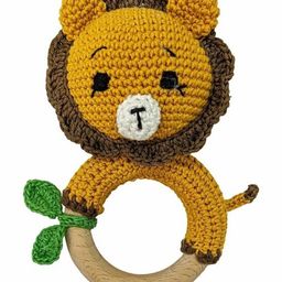Happy Threads | Lion  Rattle | Adorable| Rattle| For Babies | Gifting-17