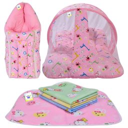 Babytoons Baby Sleeping Products New Born Bedding Set (0-6 Months) Pink-picture-23