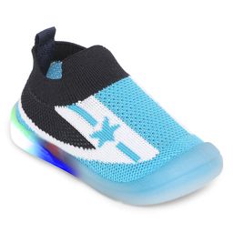 Chiu Mesh Detailed & Colour Blocked LED Sheos - Blue-image-21