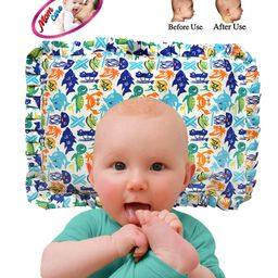 MOM CARE Mustard Seeds Pillow For New Born Baby Head Round Shaping Baby Pillow - Blue-15